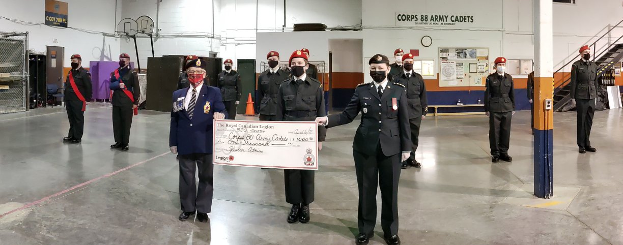 Corps 88 Donation April 6 2022