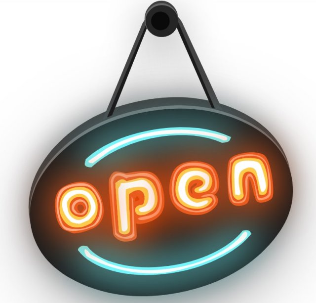 Open Sign